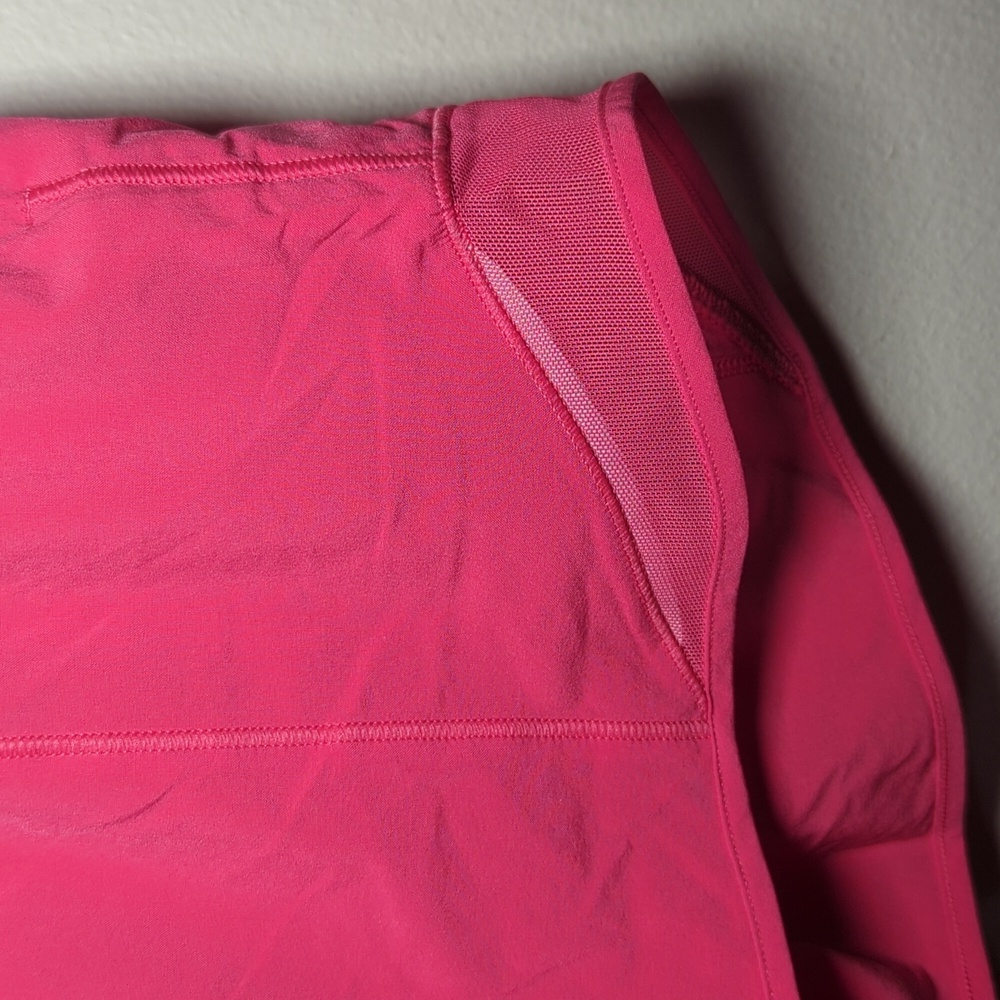 Lululemon Athletica Hot Pink Hotty Hot High Rise Shorts 4" Inseam Women's Size 4 - Picture 3 of 6